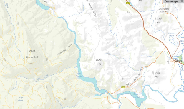 G From Lake Catagunya past Cluny Lagoon.jpg