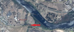 Map of rocks and tree stump