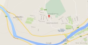 Map of Betty Kings memorial New Norfolk