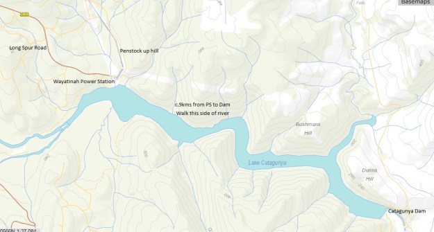 Catagunya Dam to Wayatinah PS.jpg